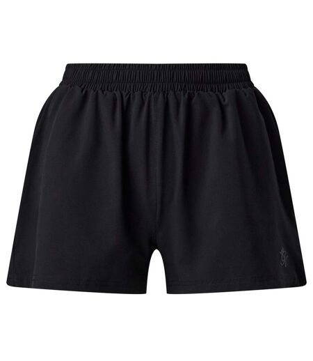 Womens/ladies Victory Performance Shorts Black Gym King