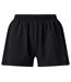 Womens/ladies Victory Performance Shorts Black Gym King-2
