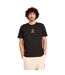 Mens Stacked Logo T-shirt Black Timberland-4