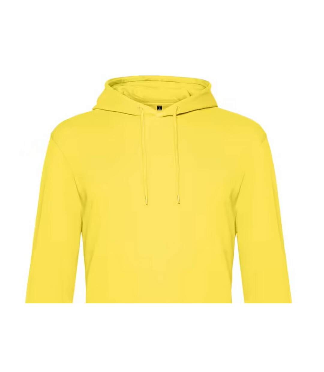 Sweat À Capuche Motif/style Uni Homme Jaune Soleil B&C-2