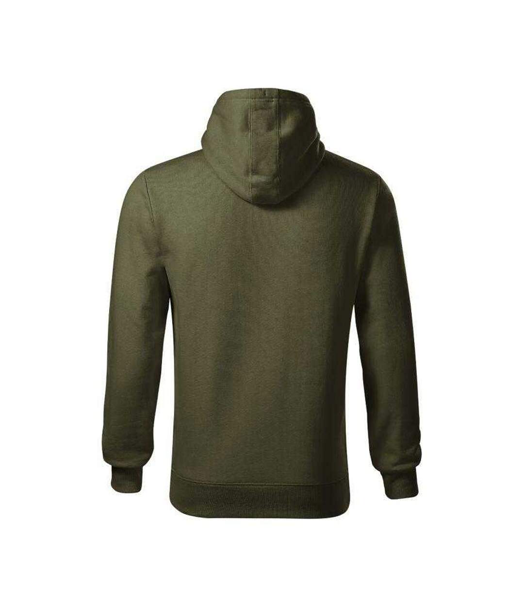 Mens Cape Hoodie Military Green Malfini-2