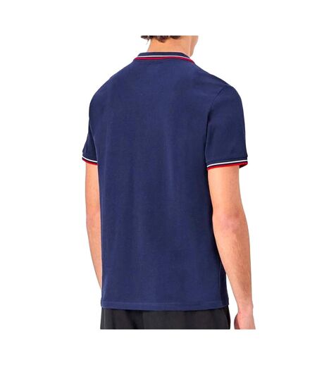 Polo marine/rouge homme kappa logo korpo