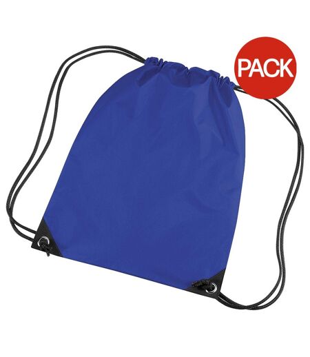 Lot De 2  Sac De Gym 11 Litres Taille Unique Bleu Roi Vif Bagbase