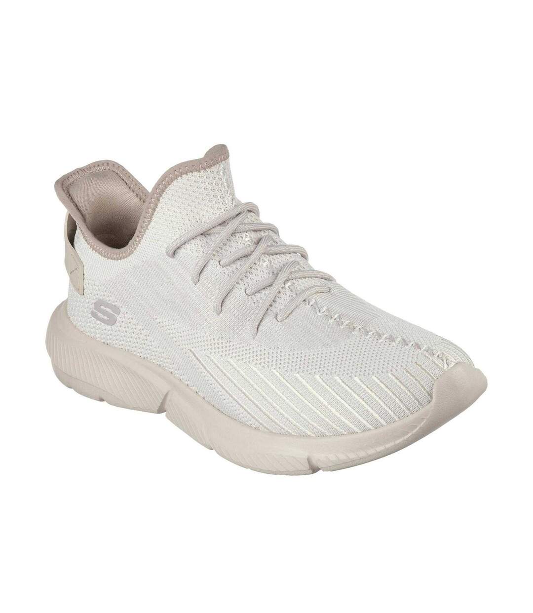 Mens Knitted Trainers Off White Skechers-4