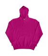 SG Mens Plain Hooded Sweatshirt Top / Hoodie / Sweatshirt (Dark Pink) - UTBC1072