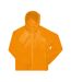 Unisex adult #reset windbreaker meta orange B&C-1