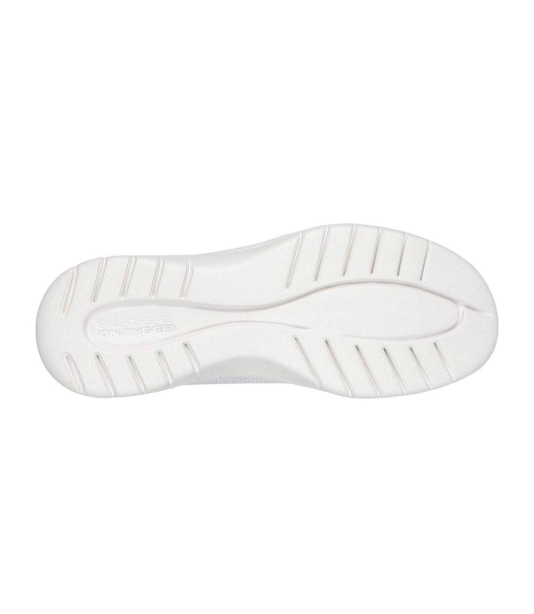 Womens/ladies Flex Slip-on Trainers Light Grey Skechers-4