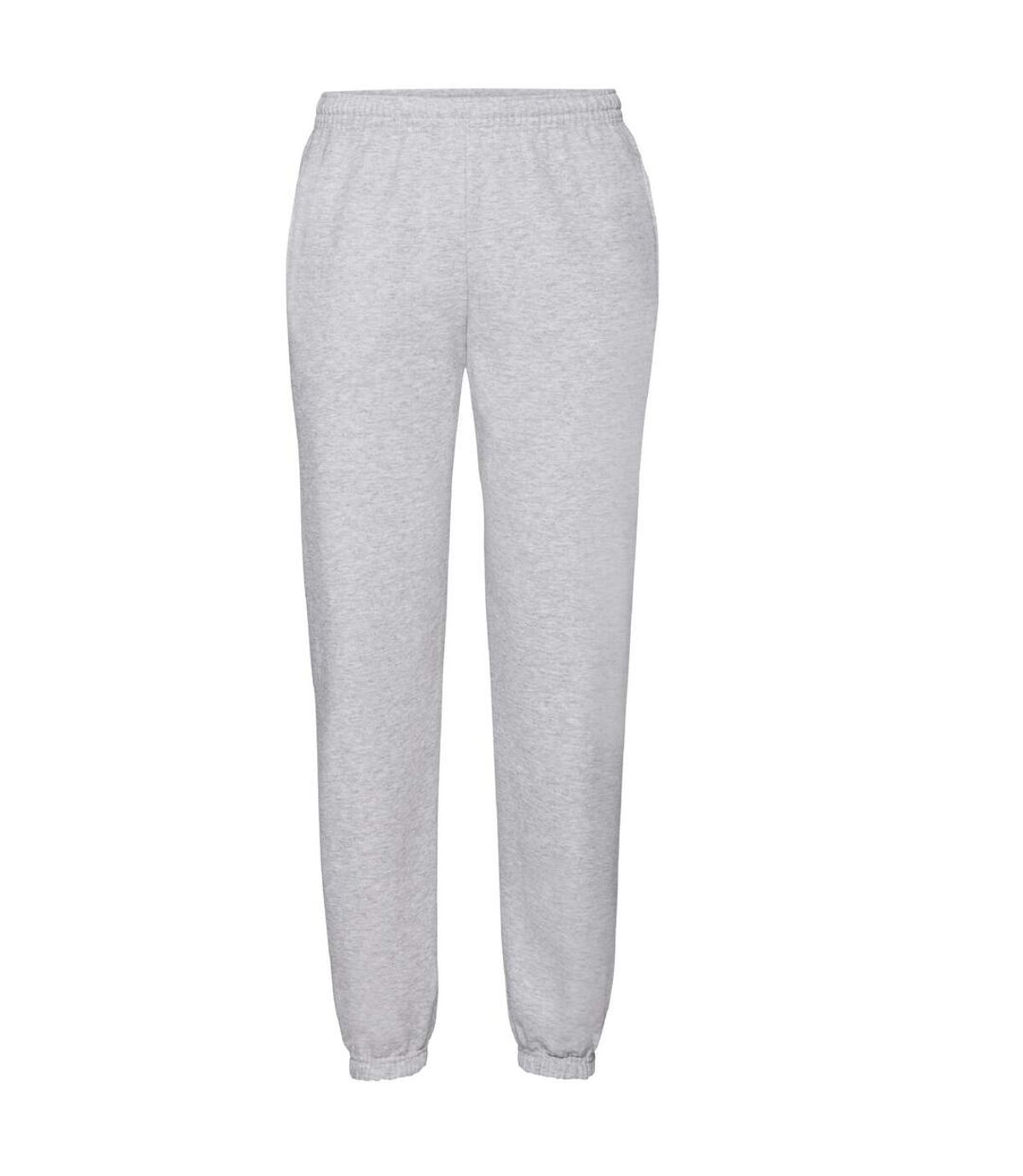 Fruit Of The Loom Mens Elasticated Cuff Jog Pants/Jogging Bottoms (Heather Gray)