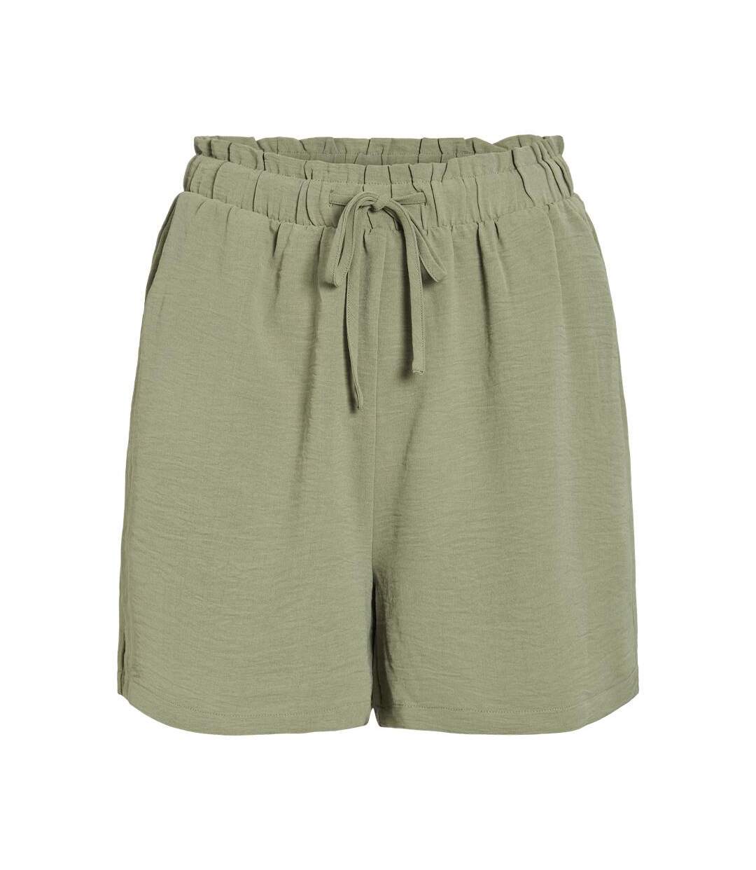 Short fluide vert femme vila josa-3