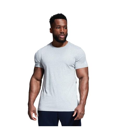 Mens Club Plain T-shirt Classic Marl Canterbury