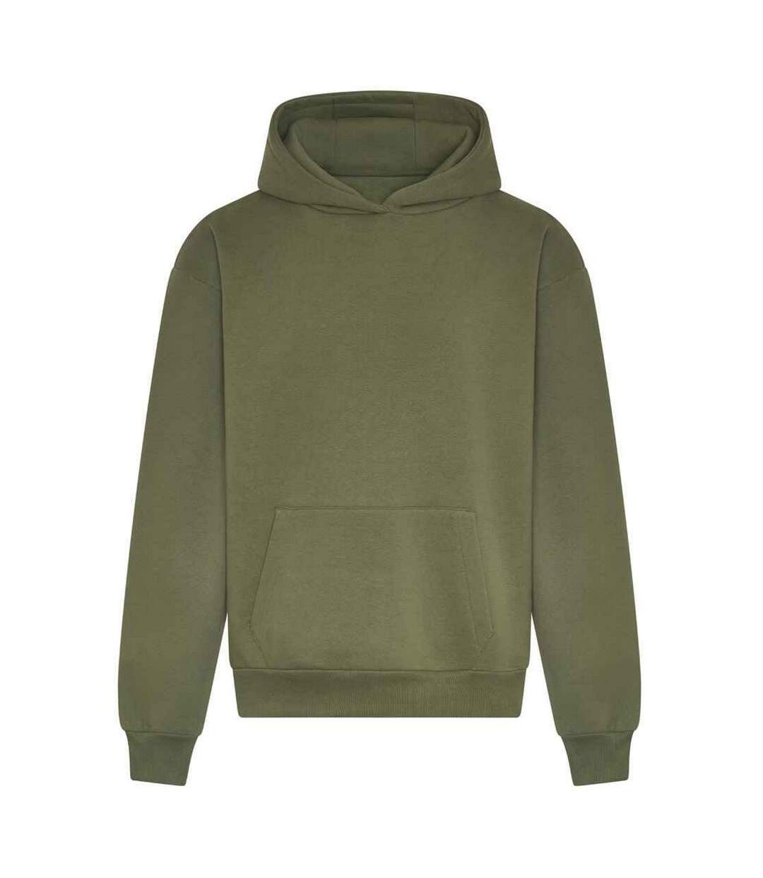 Sweat à capuche signature homme vert kaki Awdis-1