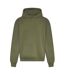 Mens signature heavyweight hoodie earthy green Awdis