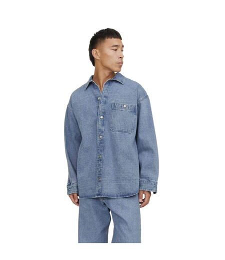 Mens Denim Pocket Overshirt Blue Jack And Jones