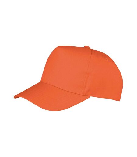 Unisex adult core recycled baseball cap orange Result