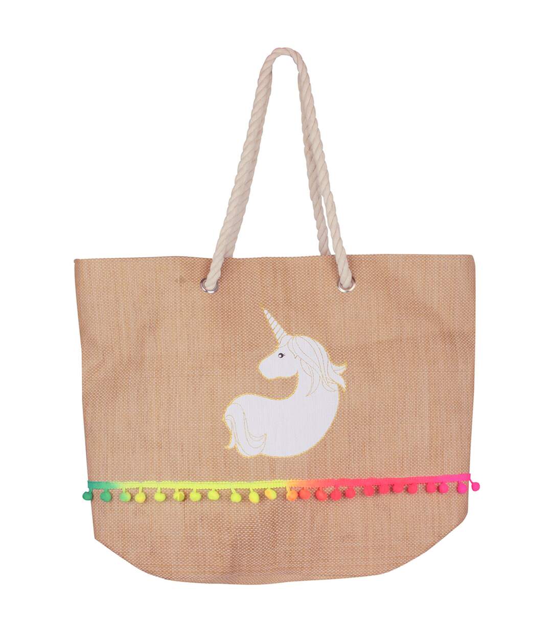 Sac de plage POMPON Licorne-1