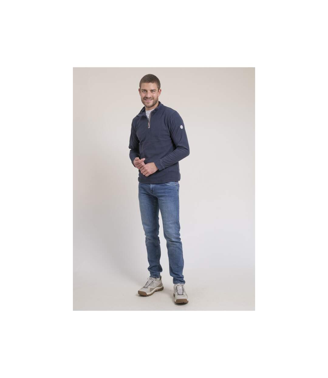 Sweat polaire col camionneur WATOM-4