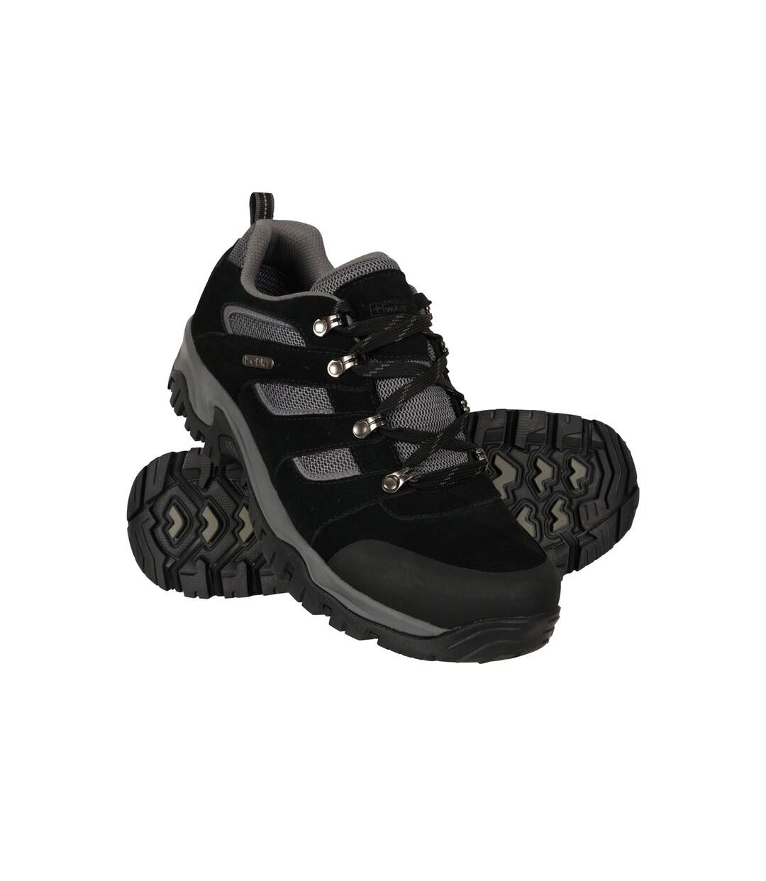 Chaussures De Marche Voyage Homme Noir Vif Mountain Warehouse-1