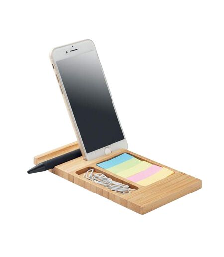 Trevis bamboo mobile phone stand one size wood MidOcean