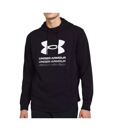 Sweat Capuche Noir Homme Under Armour Rival Fleece Logo - L