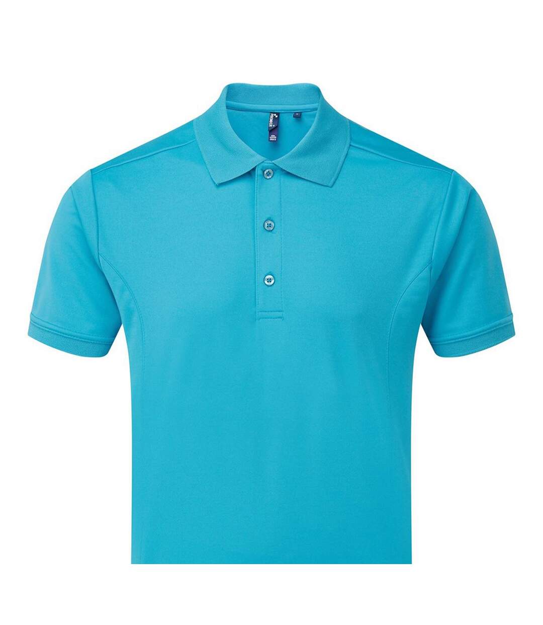 Polo Homme Turquoise Vif Premier-2