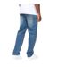 Jean Detendu Homme Bleu Crosshatch-3
