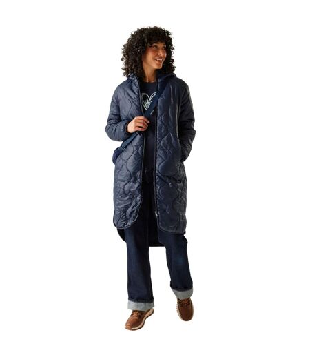 Womens/ladies Triea Quilted Jacket Navy Regatta