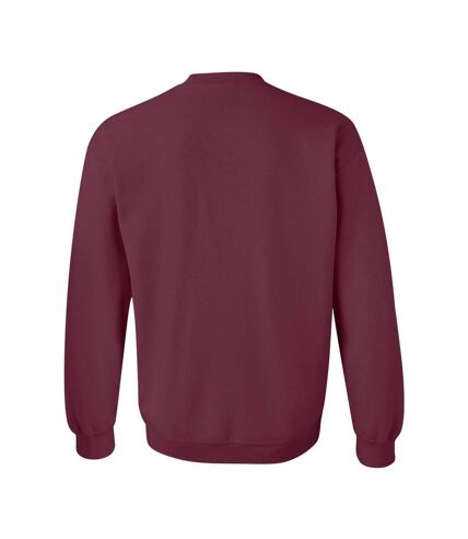 Gildan Heavy Blend Unisex Adult Crewneck Sweatshirt (Maroon) - UTBC463