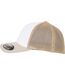 Casquette trucker flexfit adulte gris / blanc Yupoong-3