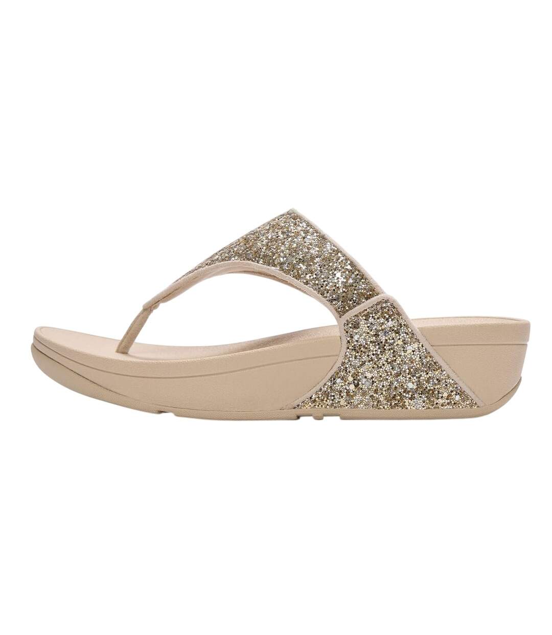 Sandales Motif/style Paillettes Femme Blanc Cassé Argenté FitFlop-3