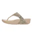 Sandales Motif/style Paillettes Femme Blanc Cassé Argenté FitFlop-3