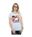 Disney T-shirt en coton Mickey Mouse Heart The Earth Femme/Ladies (Gris sportif) - UTBI32176-2