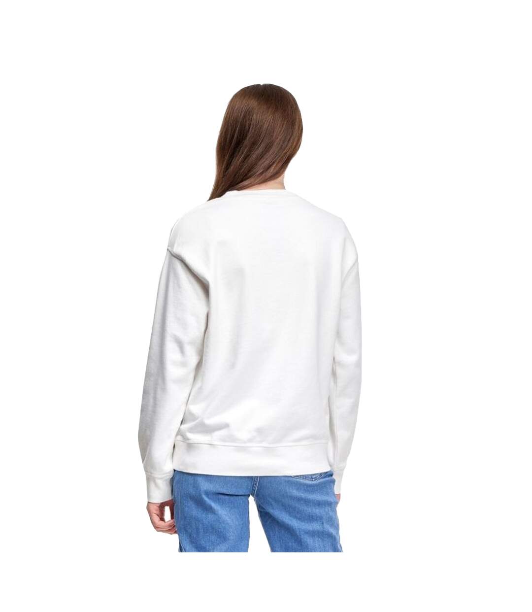 Sweat À Capuche Motif/style Graphique Standard Femme Blanc Levis-2