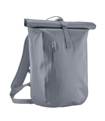Lite Roll Top Waterproof Backpack One Size Blue Grey Quadra