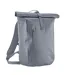 Lite Roll Top Waterproof Backpack One Size Blue Grey Quadra-1