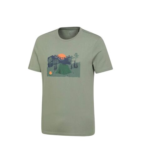 T-shirt camping homme vert Mountain Warehouse Mountain Warehouse