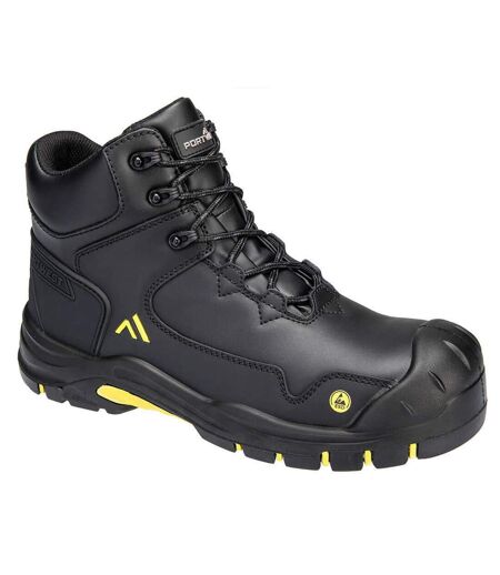 Bottes mi-hautes adulte noir / jaune Portwest
