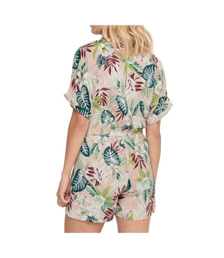 Combi-Short rose femme only lizbeth