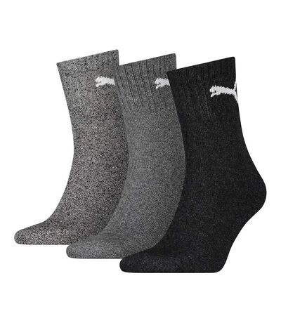 Puma Unisex Adult Crew Socks (Pack of 3) (Gray) - UTRD256