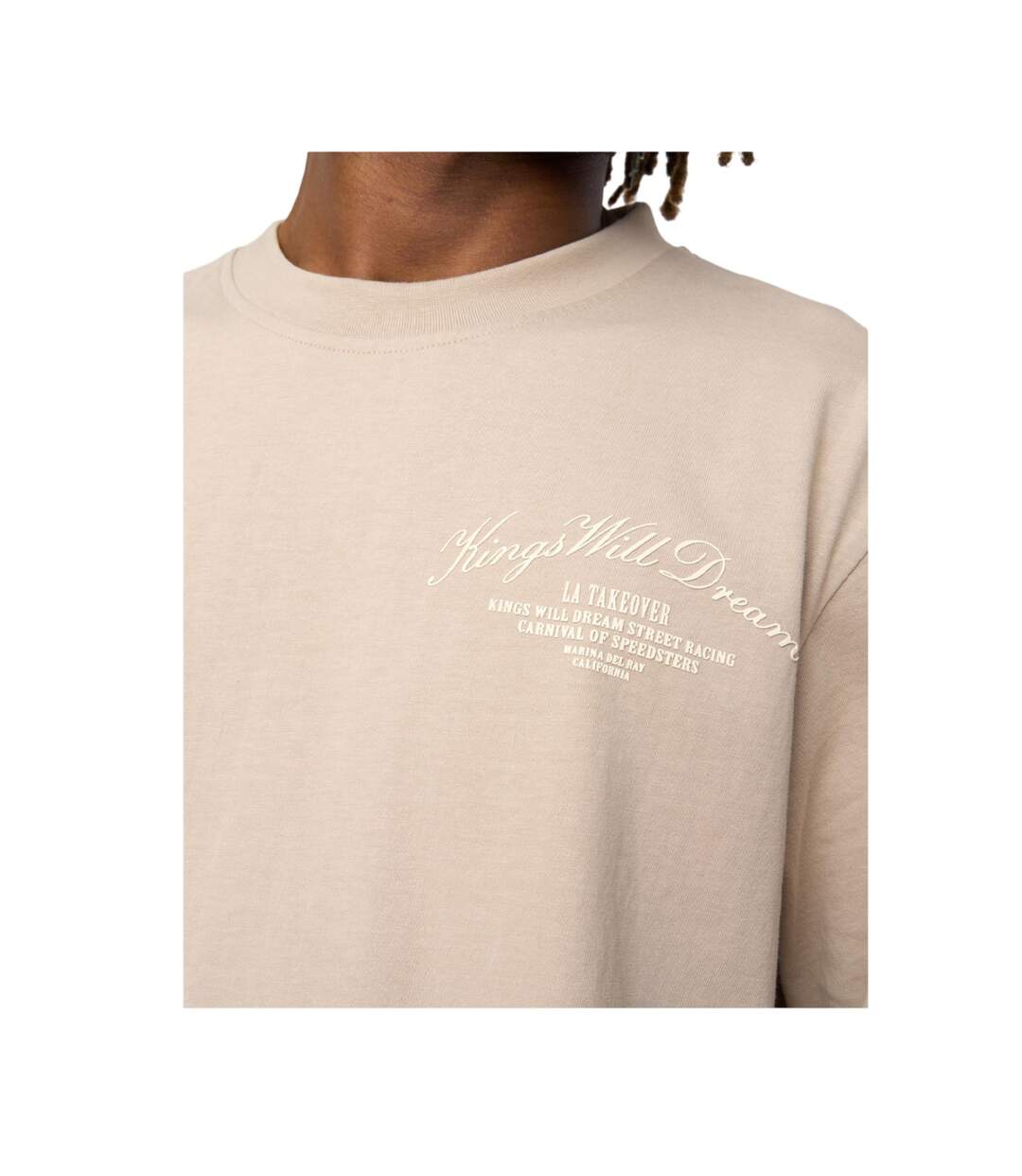 Mens Arch Oversized T-shirt Stone Kings Will Dream-4