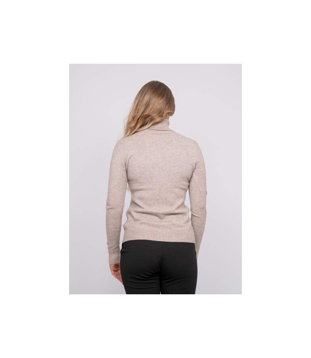 Sous-pull col roulé ajusté maille KEPOP - Dona X Lisa-2