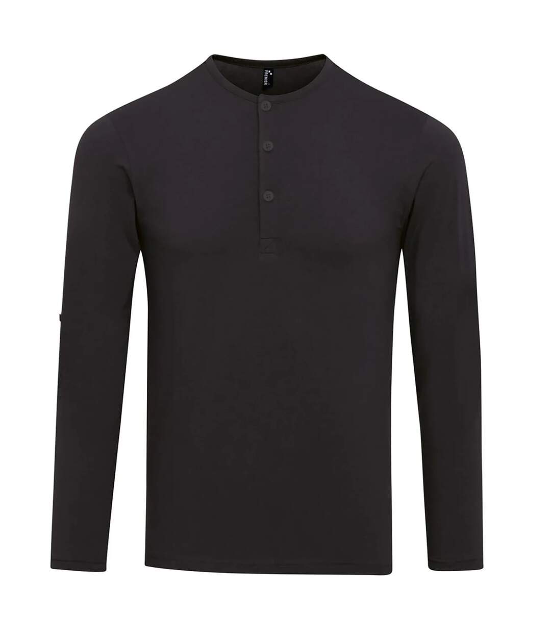 T-shirt Long John Homme Noir Premier-1