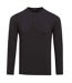 T-shirt Long John Homme Noir Premier-1