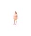 Short Femme Orange Lacoste-1