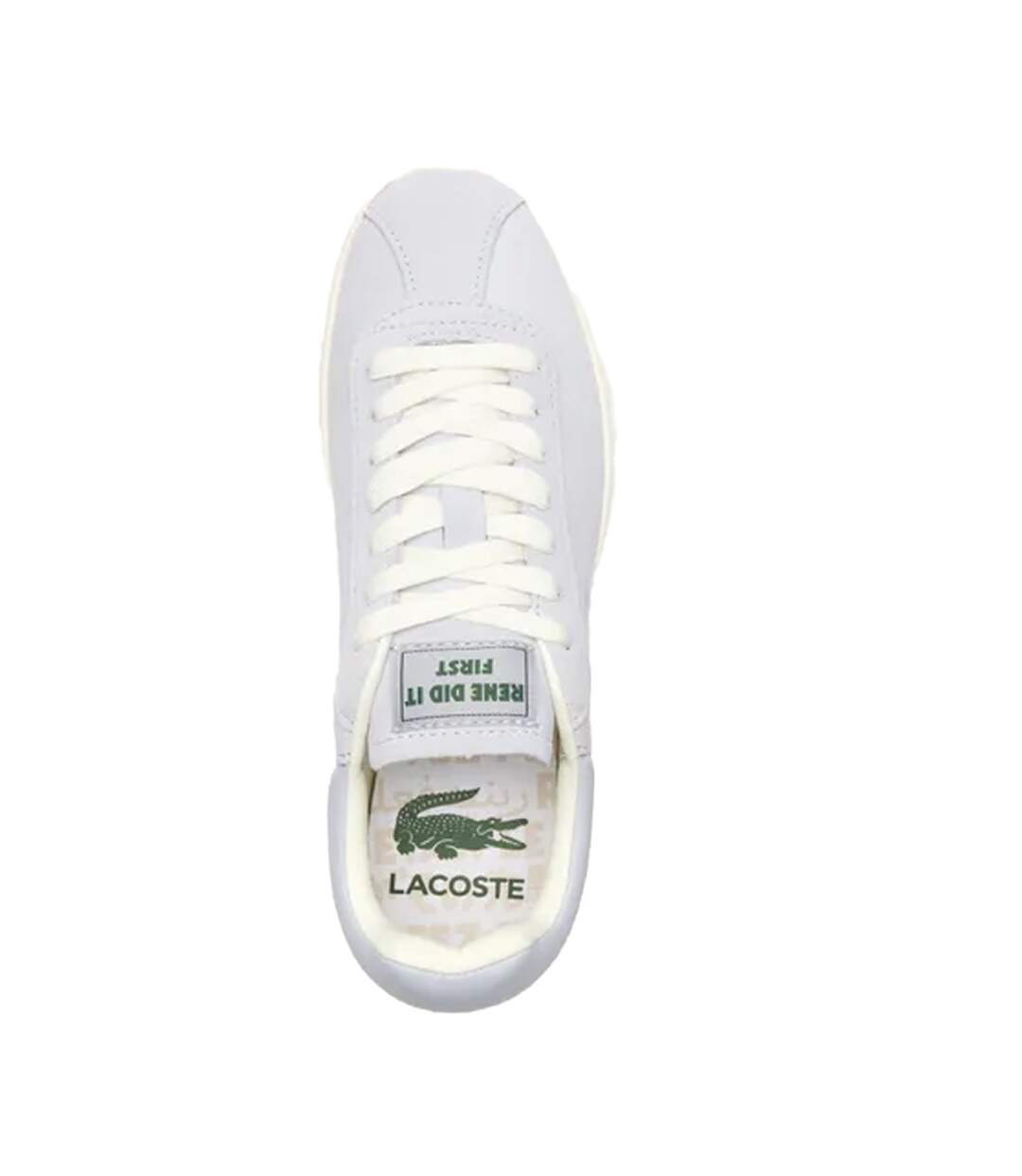 Womens/ladies baseshot suede trainers light blue Lacoste-4