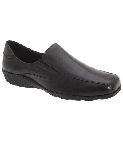 Mocassins En Cuir Femme Noir Mod Comfys
