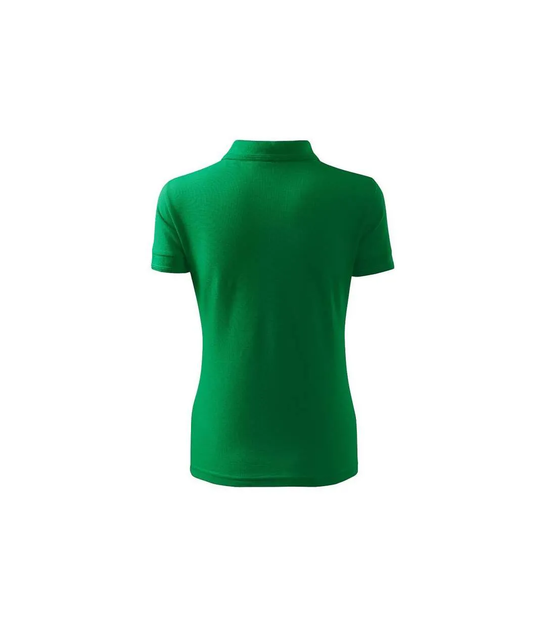 Womens/ladies Pique Polo Shirt Forest Green Malfini-2