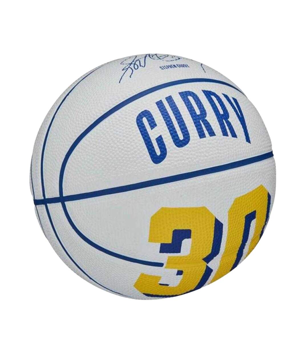 Mini Ballon De Basket Motif/style Nba Player Icon Stephen Curry Taille 3 Jaune Wilson-2