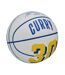 Mini Ballon De Basket Motif/style Nba Player Icon Stephen Curry Taille 3 Jaune Wilson-2