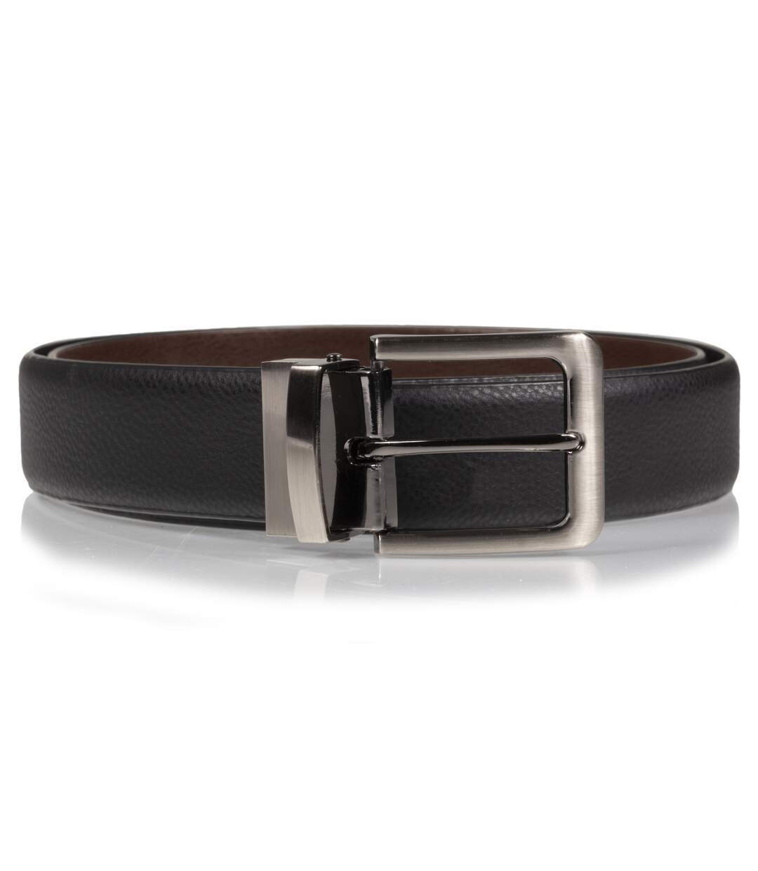 Isotoner Ceinture homme réversible grainée-1