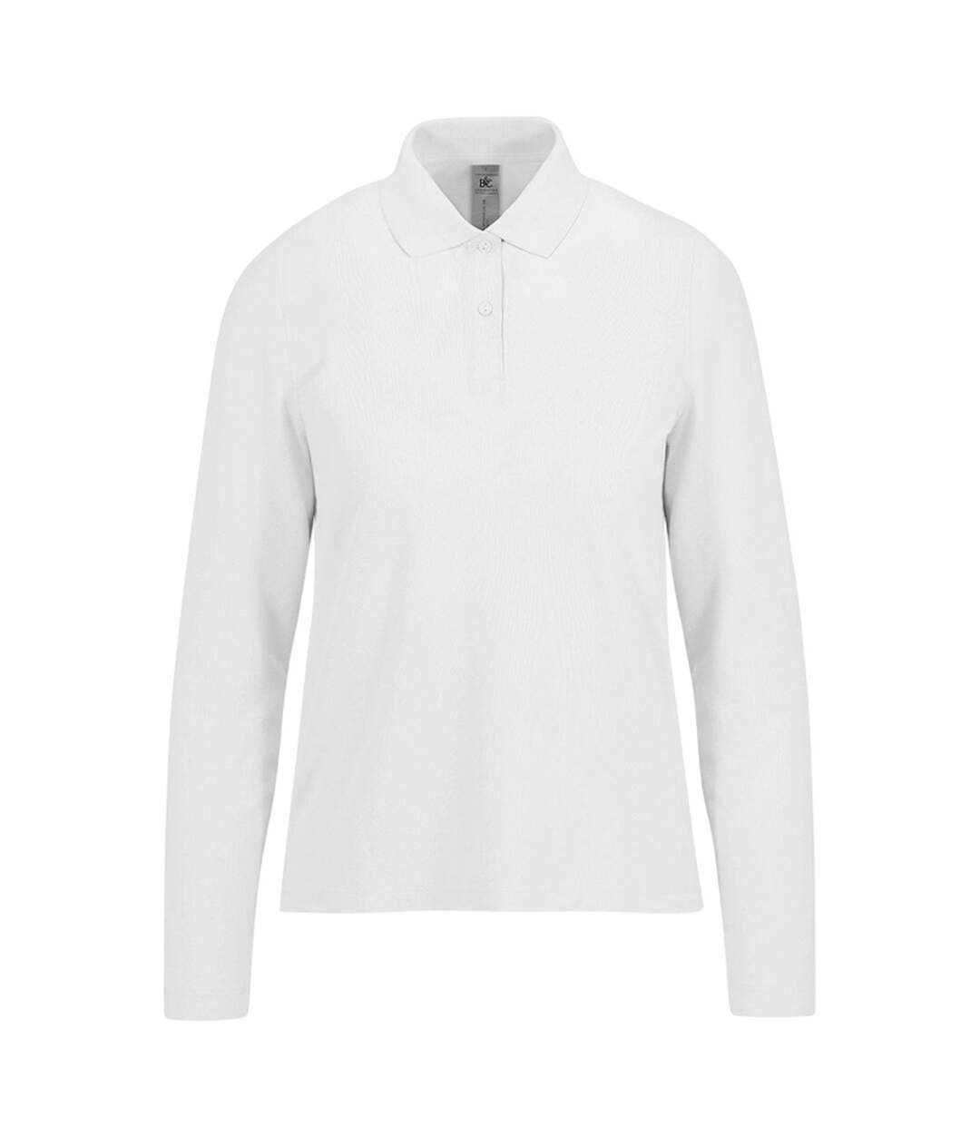 Polo Manches Longues My Polo Femme Blanc B&C-1